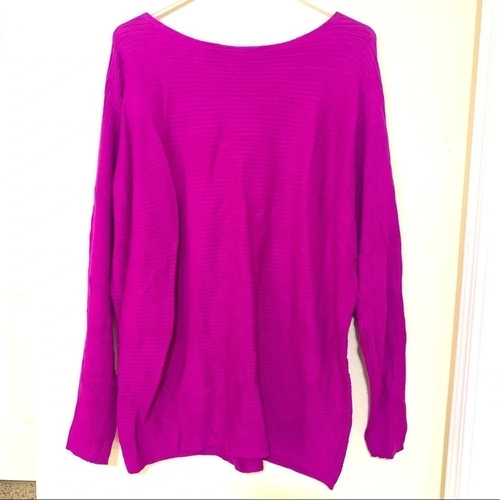 LANE BRYANT Long-Sleeve Scoop-Neck knit sweater 18 - Picture 5 of 8